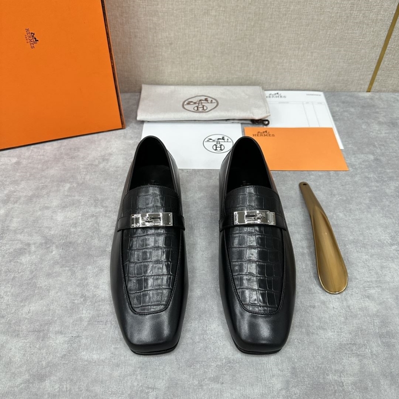 H**mes leather shoes